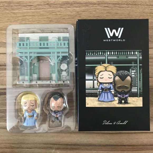 Westworld Dolores And Arnold Figure Set Lootcrate Exclusive Super Emo Friends - Picture 4 of 4